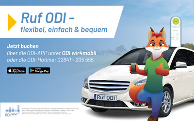 On-Demand-Angebot „ODI wir4mobil“ wird verlängert!