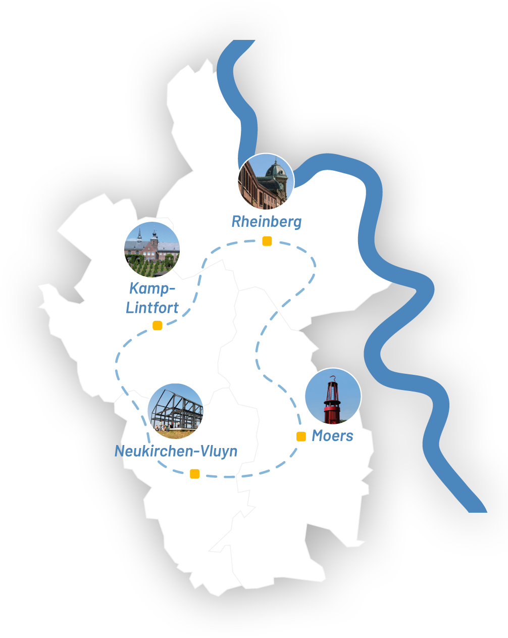 ODI wir4mobil in Kamp-Lintfort, Moers, Neukirchen-Vluyn und Rheinberg